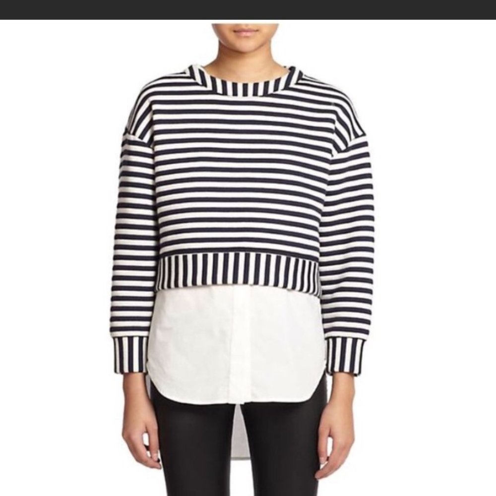 Derek Lam 10 Crosby 2 Piece Layered Sweats…